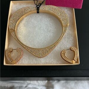 Kurt Geiger Gold and Silver Bracelet Set